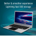 Laptops: ULTIMUS All-New S151, 14.1 (35.8 cms) FHD Display, Intel Celeron N4020 Processor, Thin & Light Laptop (4GB/128 GB SSD/DOS/Cloud Silver/1.33 kg/ RJ45 LAN Port), NU14U2INC43VD-CS